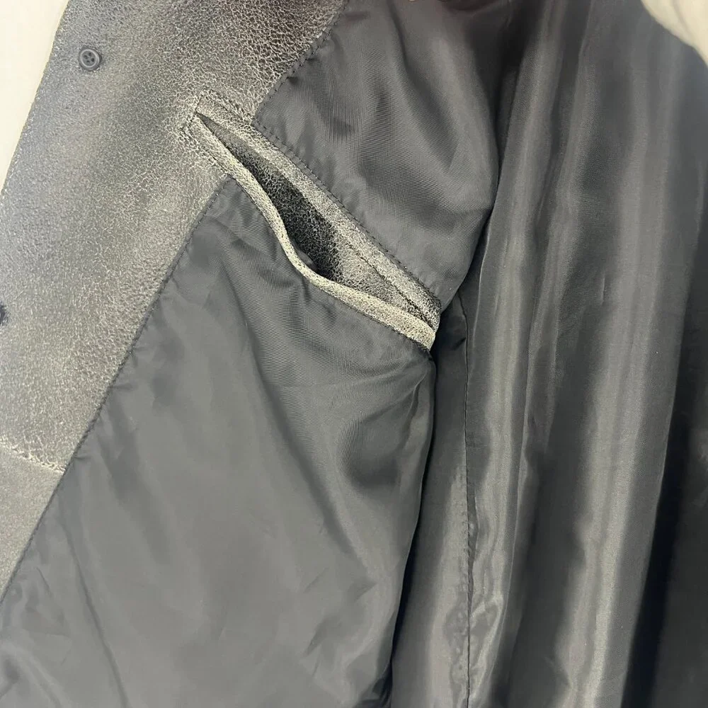 Vintage Claude Lamont Leather Jacket 42R - Picture 11 of 13